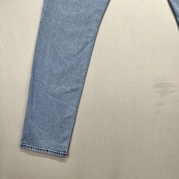 MBX Jeans Mens Blue‎ Dark Washed Slim Fit Straight Leg Casual Jeans Tag 32x32 - Picture 13 of 16